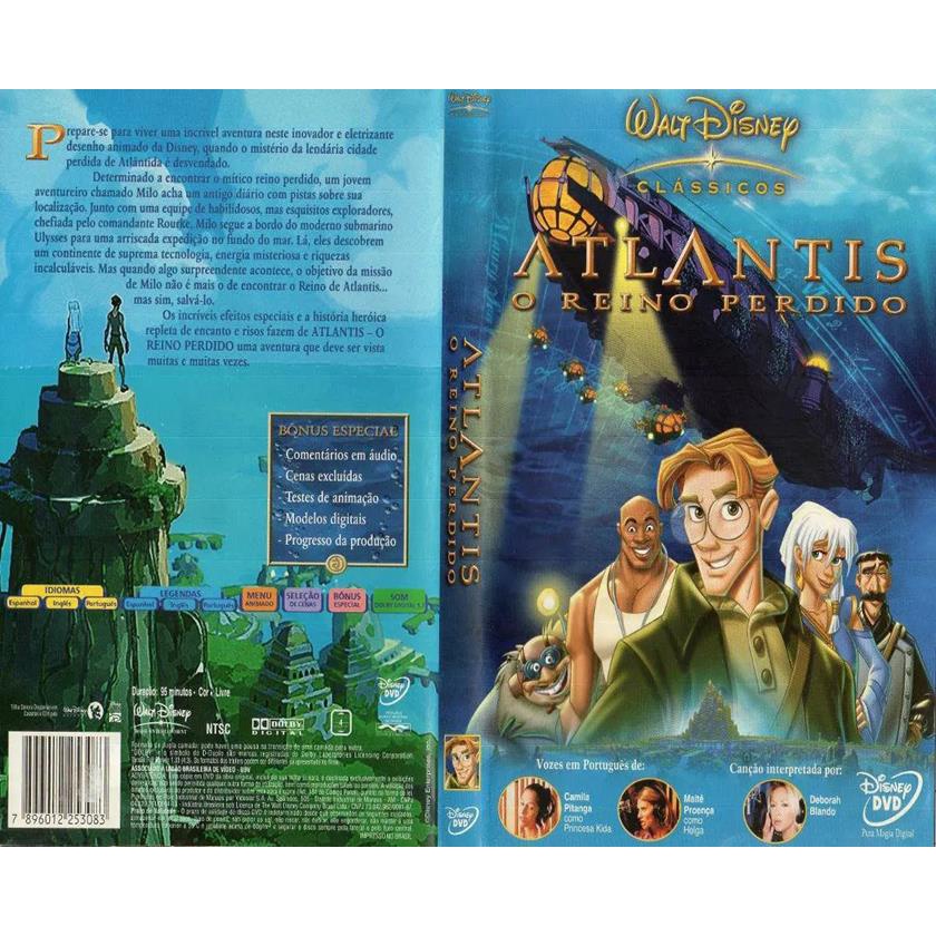 DVD Atlantis O Reino Perdido - DISNEY | Shopee Brasil