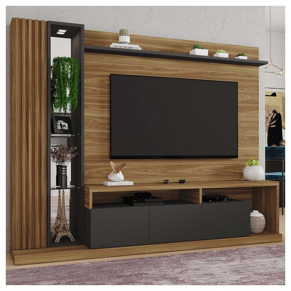 Painel Home Theater Para TV 75 Polegadas Splendido Caemmun | Shopee Brasil