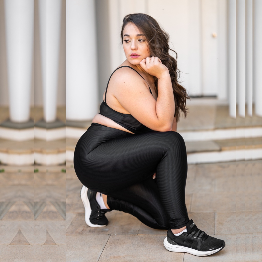 Calça Legging Plus Size Feminina Moda Fitness - Premium