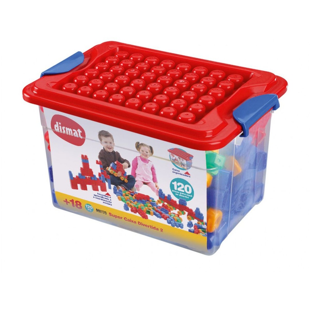 Brinquedo para Montar Super Caixa Divertida 120PECAS | Shopee Brasil