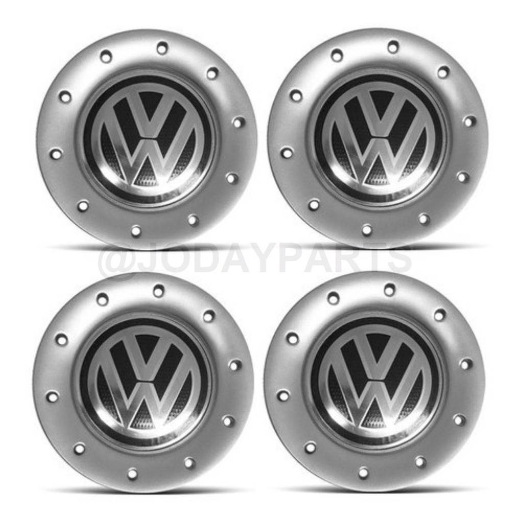 Jogo 4 Calota Calotinha Centro Roda Vw Polo 2002 2006 Aro 15