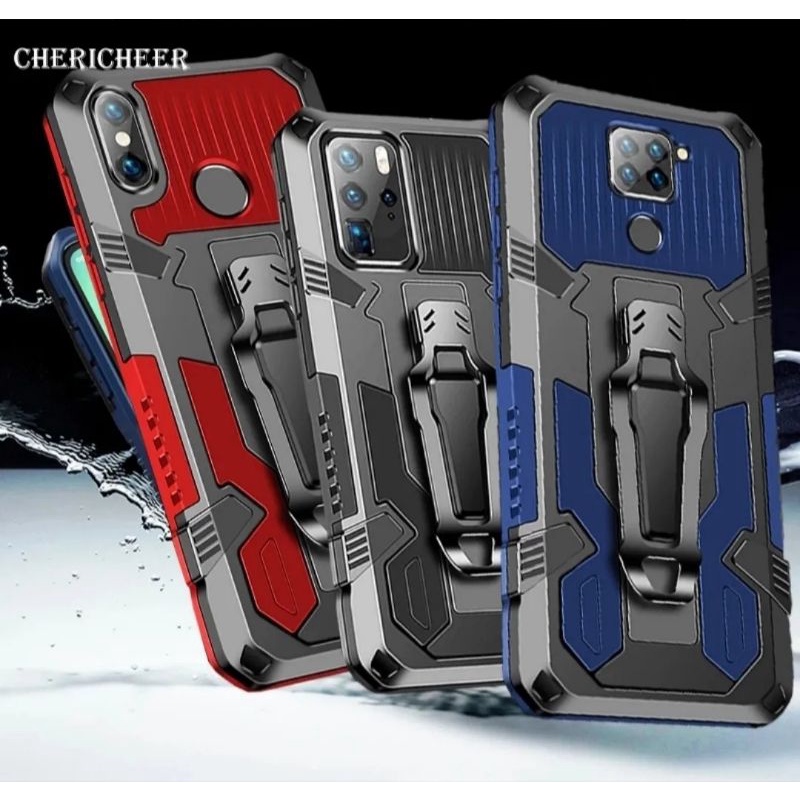 Capa Capinha Para Xiaomi Redmi Note 8 Clip Cinto Bolso - Preto