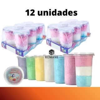12 potes de Algodão Doce Candy Cotton Buschle 20g