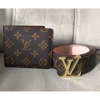 Cinto Louis Vuitton original Neo Inventeur marrom masculino