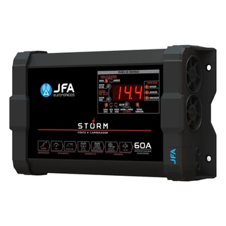Fonte e Carregador Bateria Bivolt Jfa Storm 60a Digital Cca