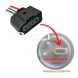 Conector Chicote Da Tampa Bomba Polo Golf Kombi Fox Crossfox