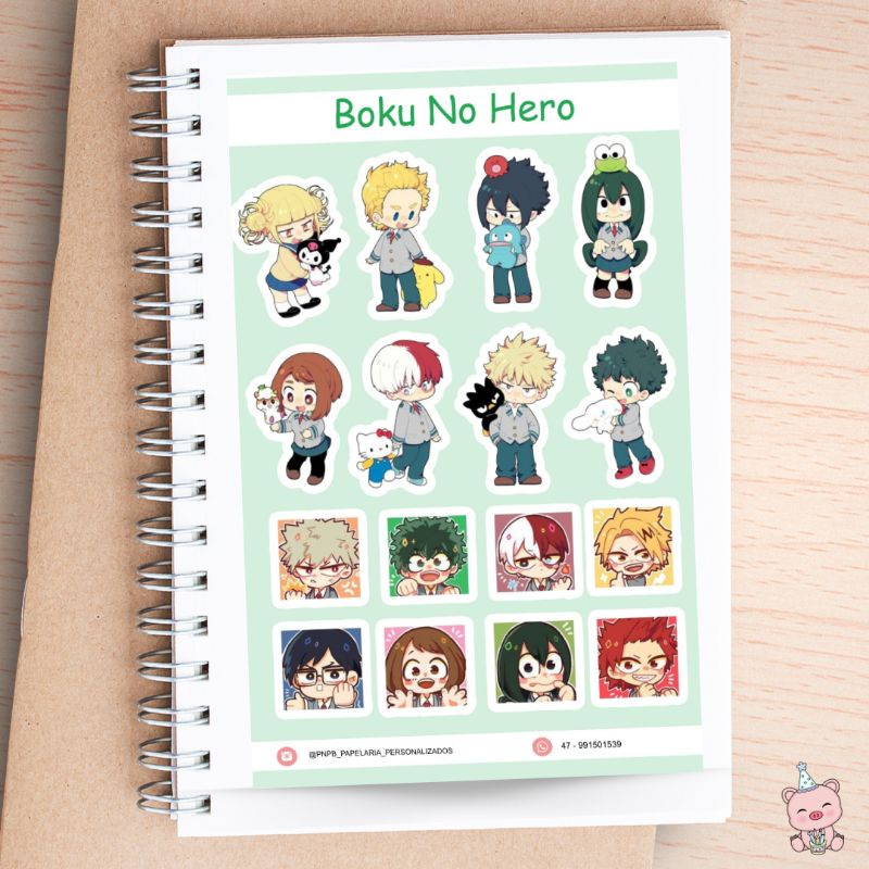 Anime My Boku no Hero Academia Midoriya Izuku Hero Analysis Notebook Diary  Book