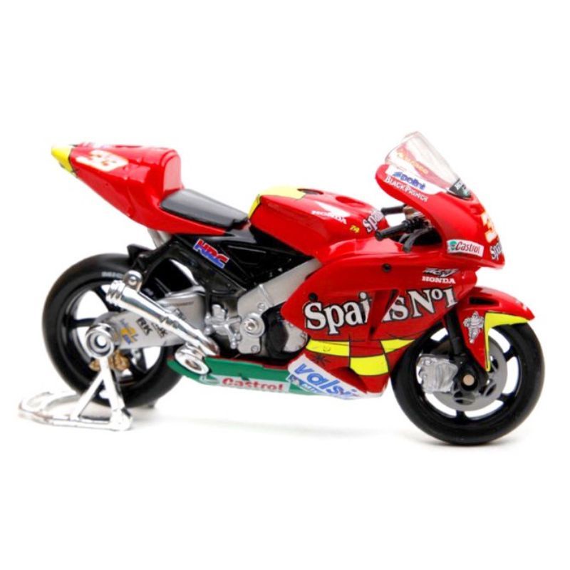 Miniatura moto de corrida Honda Rc211V GP Maisto motinha metal
