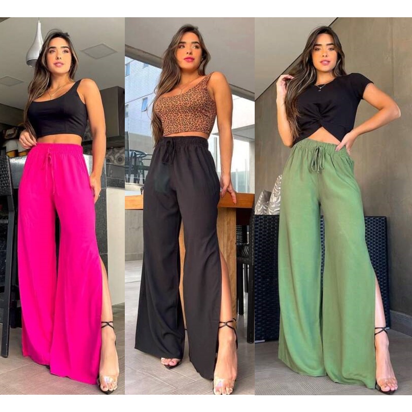 Calça de Cintura Baixa em Oferta Shopee 2025