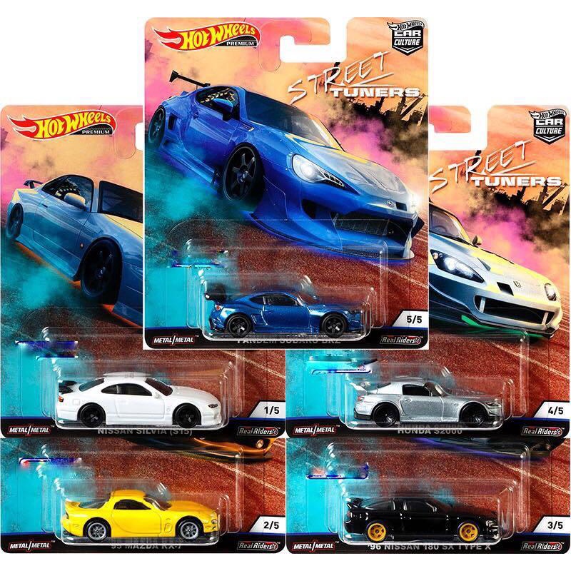 Hot Wheels Street Tuners Set Nissan Silvia purchases S15 180SX Subaru BRZ S2000 RX-7 Oem