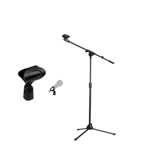 Pedestal Suporte Microfone Mxt Girafa C/ Cachimbo C/ NF
