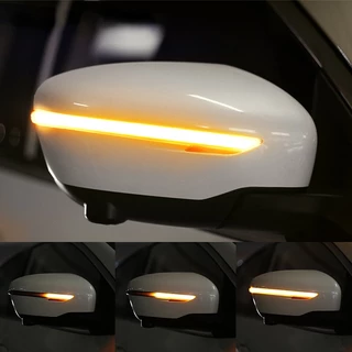 Espelho Retrovisor Do Carro Fita led universal 14/18cm Sinal De Volta De Fluxo Luz De Advertência Indicador De Corte 12v dc