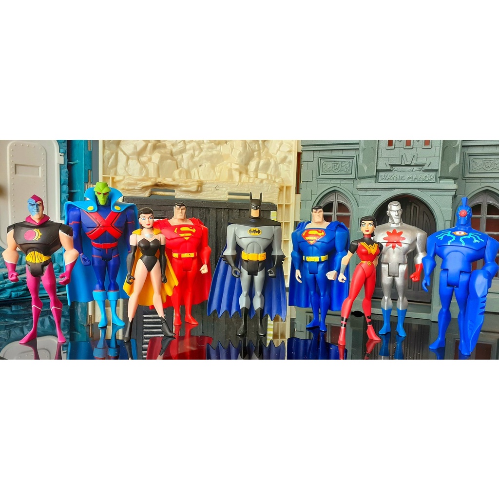 Bonecos Liga da justiça sem limites jlu DC Mattel | Shopee Brasil