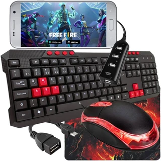 Mobilador Gamer Para Jogos de Celular Completo com Teclado Mouse Hub Pad em Oferta na Shopee