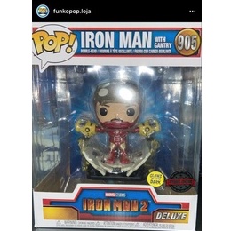 Funko Pop! Deluxe – Iron Man 2 Avec Gantry (905) – Marvel, Neuf Sous Boîte
