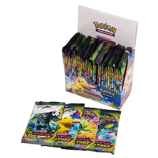 54-324 Pçs Inglês Pokemon Booster Cartões Tradiner Espada & Escudo Vívido Tensão Expansão
