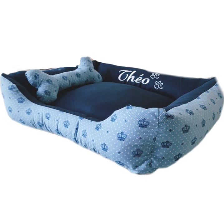 CAMA CAMINHA PET PERSONALIZADA COM ZIPER PARA CACHORRO E GATO