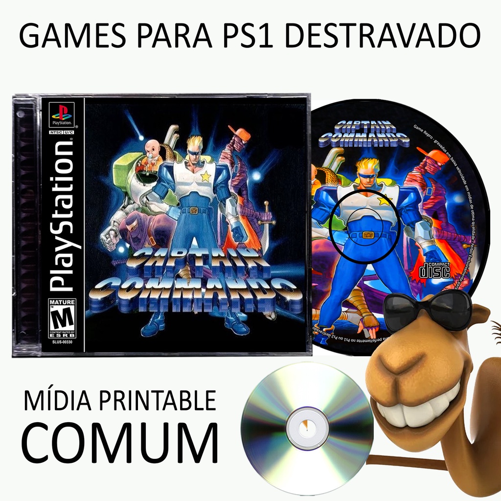 Captain Commnados - Jogo Para Ps1 / Playstation 1 + Capa + Encartes By ...