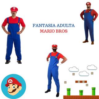 Fantasia Adulto Mario - Sulamericana - Artigos para festas