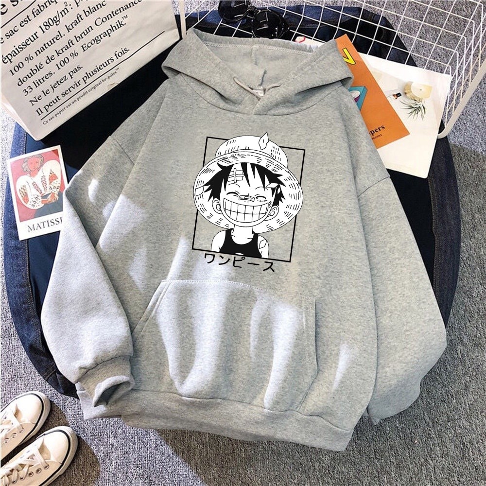 Casaco Moletom Hoodie Anime One Piece Luffy