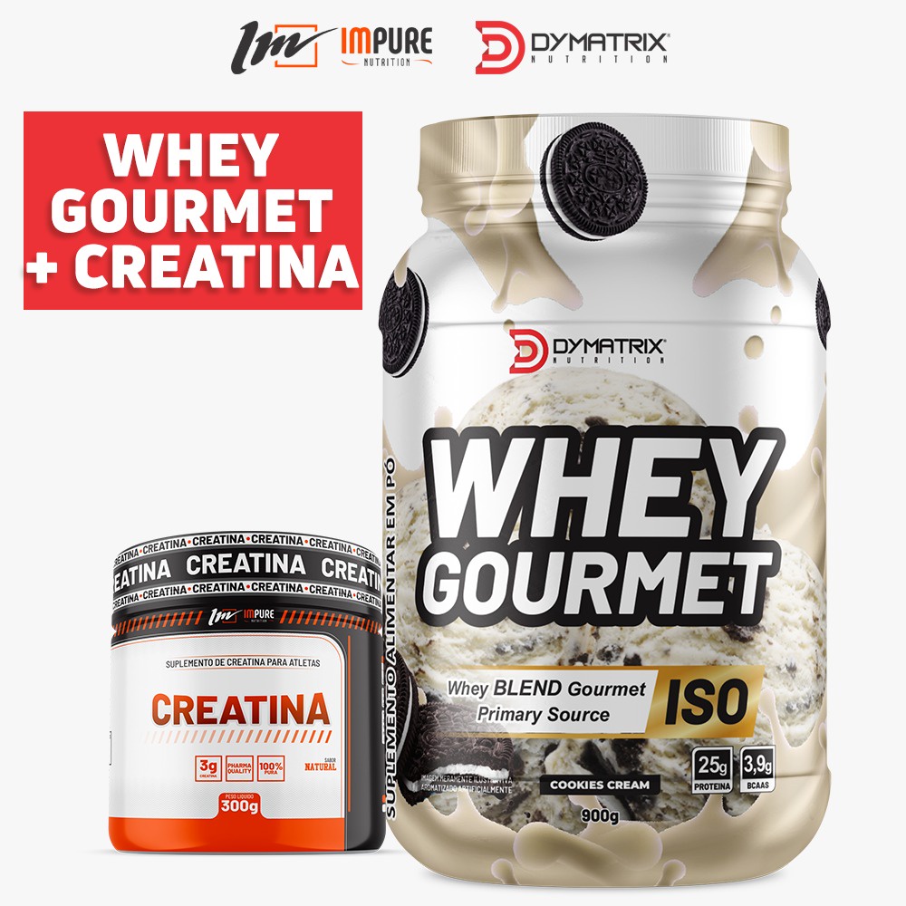 Whey Protein Gourmet ISO + Creatina 300g Impure