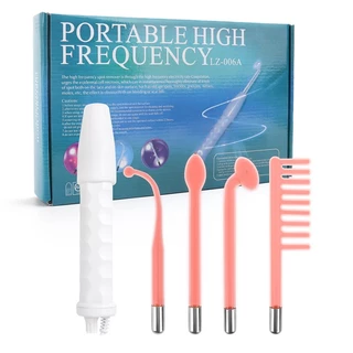 ✨Frete grátis✨4 Dispositivo In1 Eletrodo De Vidro Bivolt De Alta Freqüência Com Tubo De/Removedor De Manchas De Acne
