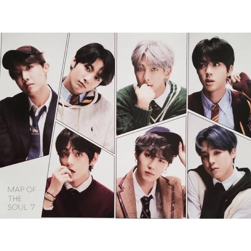 ORIGINAIS Pôsters BTS MOTS 7 (Map Of The Soul 7) NOVOS | Shopee Brasil