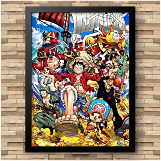 ONE PIECE - Quadros e Placa Decorativa de Parede para quarto e sala tema  Wanted luffy Zoro Nami Usopp Sanji Tony Chopper Robin Roronoa Eiichiro  Quadro parede e decoração séries, filmes e