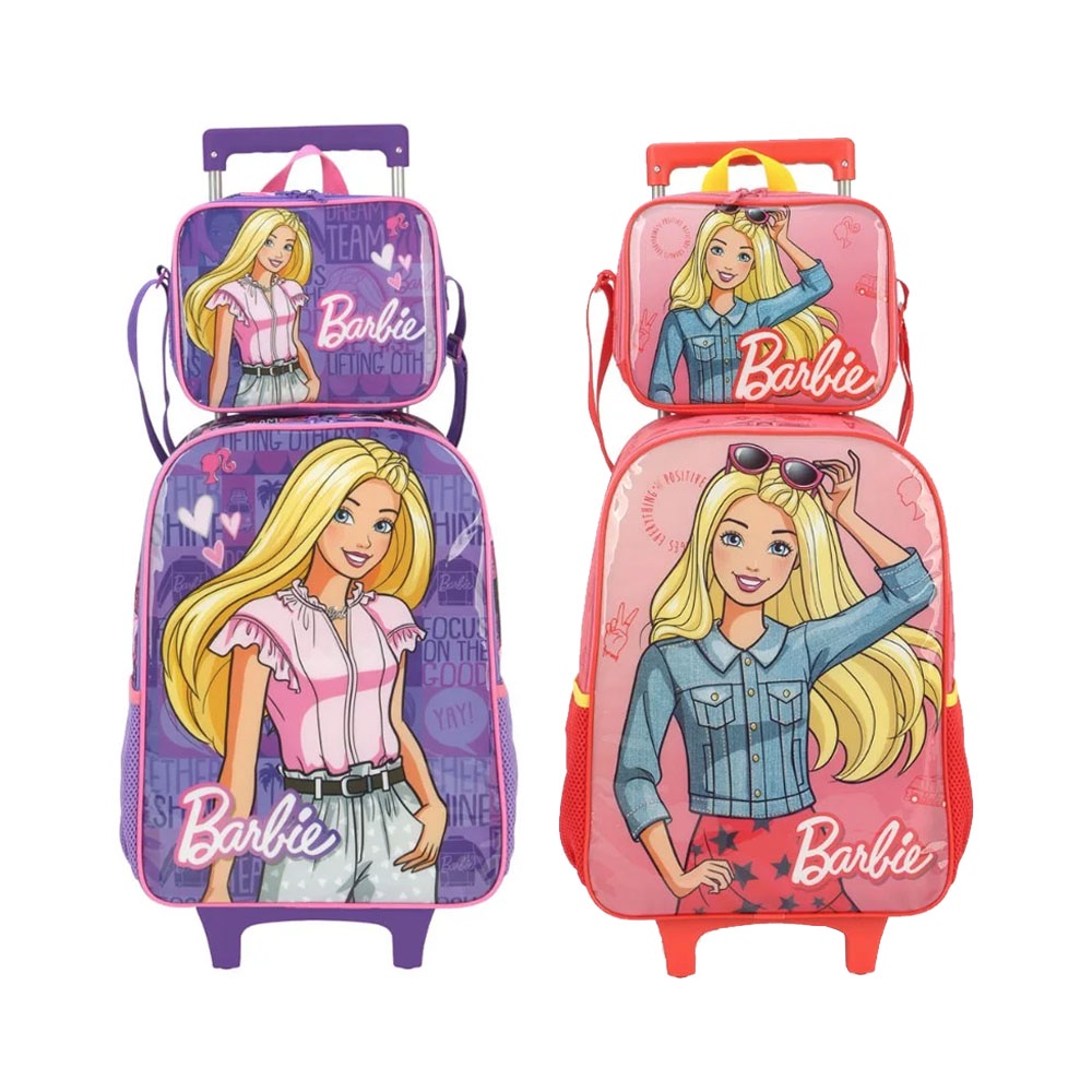 Kit Mochila + Lancheira Barbie Luxcel | Shopee Brasil