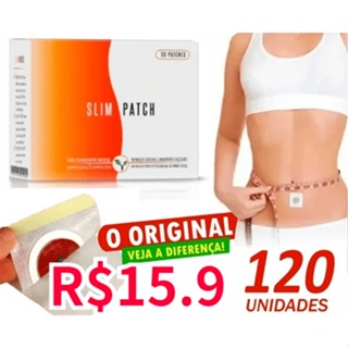 Slim Patch Adesivos Emagrecedores 100% Natural Kit 30 e 60 Adesivos