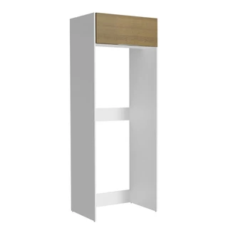 Porta Geladeira Madesa Stella 1 Porta Basculante - Branco/Rustic em Oferta na Shopee