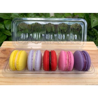 40 unidades - Embalagem para 5 Macarons Grandinhos