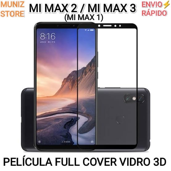 REY Pack 2x Pellicola Salvaschermo 3D In Vetro Temperato Per Xiaomi Mi Max E Mi Max 2 - Copertura Totale 9H - 4