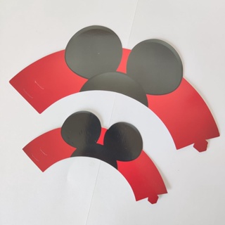 Forminha para CupCake Mickey e Minnie com 12 Unidades