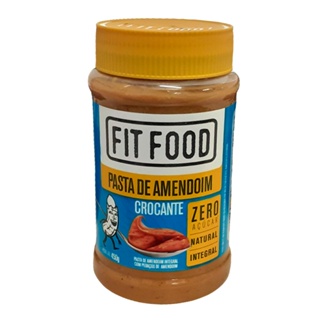 Pasta de Amendoim Crocante Fit Food 450g