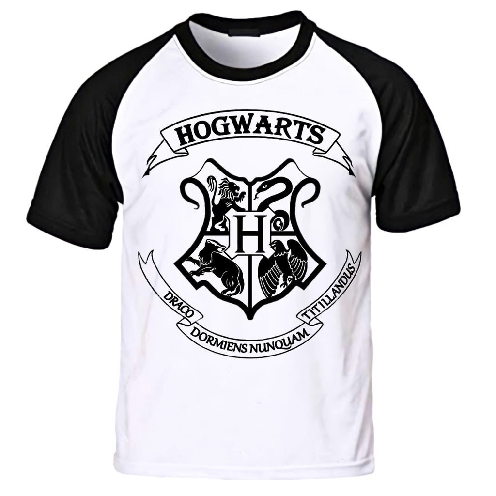 Camiseta Hogwarts Harry Potter Blusa Camisa Harry Potter | Shopee Brasil