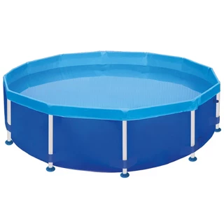 Piscina Estrutural Redonda Aço Azul 4500 Litros 2,78m x 77cm 1007 - Mor