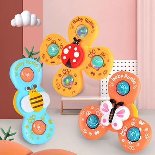 3Pcs Chocalho E Quebra-cabeça Montessori Colorido Para Bebê E Crianças, Placa De Atividades, Educação Precoce De Inteligência, Brinquedos De Treinamento Intensivo, Fidget Infantil