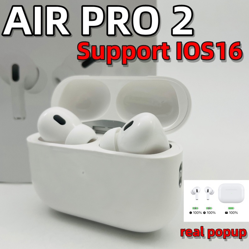 Fone De Ouvido Sem Fio Airpods Pro 2 Áudio Espacial ANC TWS 1562A
