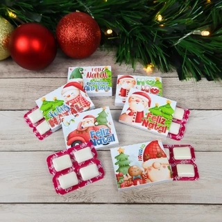 Chiclete Flics Natal Final de Ano - Mimo/Lembrancinha para Cliente