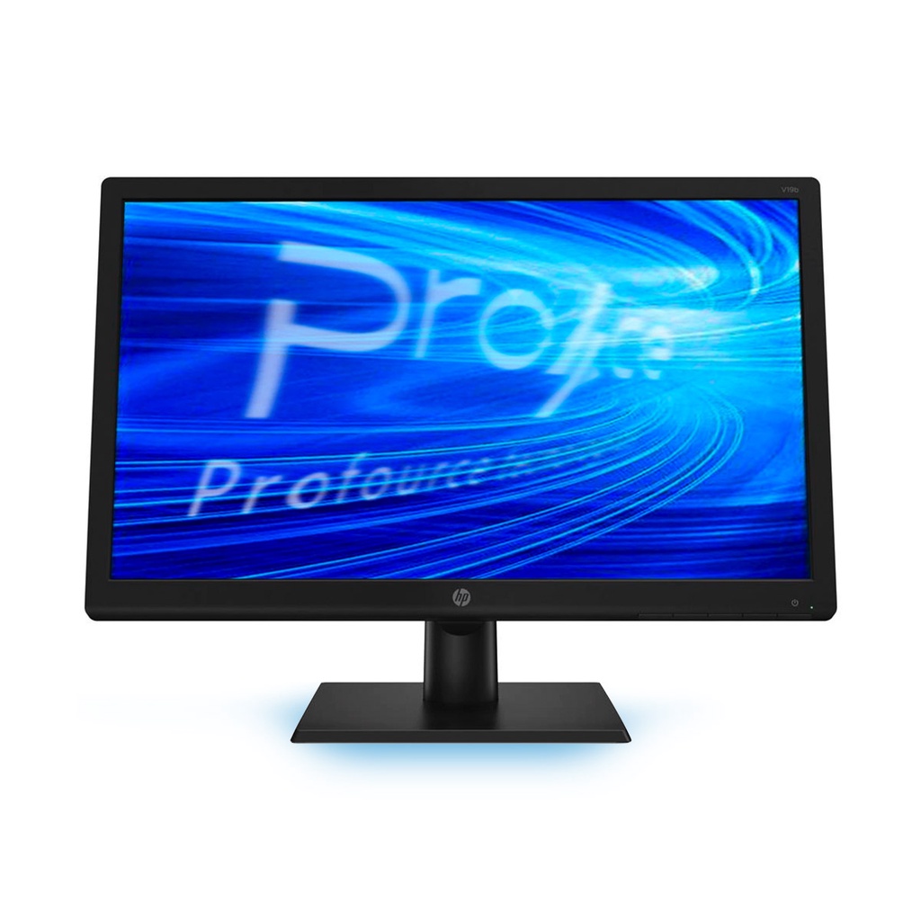Monitor HP LED Widescreen 18,5 V19b | Shopee Brasil