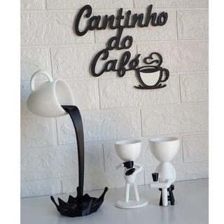 Decoração Cantinho do Café Diversas Cores Impressão 3D