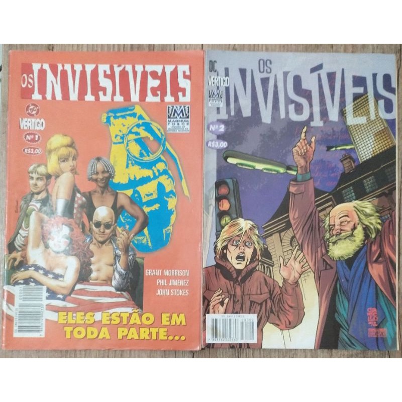 os invisíveis 1 e 2 - HQ | Shopee Brasil