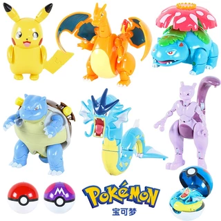 Brinquedos Conjunto De Bolso Genuíno Pokémon Pikachu Monstro Figura De Ação Jogo Poke Ball Modelo Brinquedos Infantis