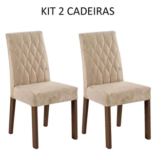 Kit 2 Cadeiras de Jantar 4254 Madesa - Rustic/Imperial em Oferta na Shopee
