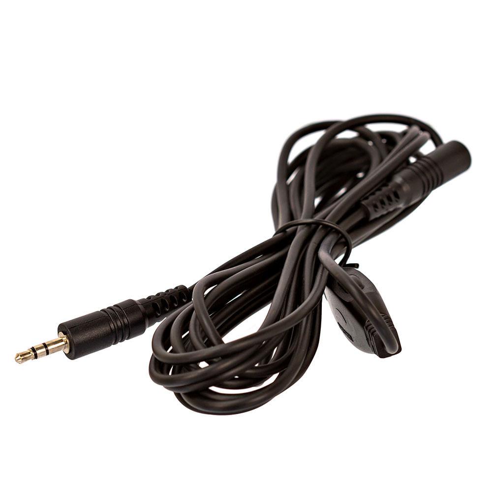 Cabo de Extensão para Fone de Ouvido P2, com Controle de Volume