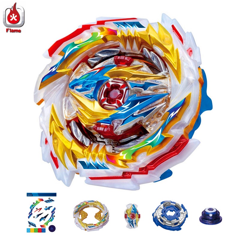 Lâmina beyblade lançador de explosão lançador de fio em dois