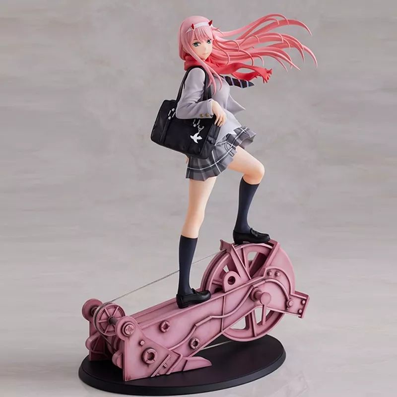 Miniatura Pelúcia Boneca Zero Two Anime Darling in the Franxx Feltro