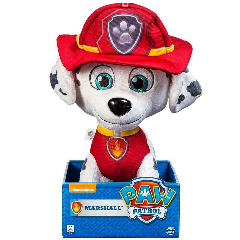 Cachorrinho de Pelúcia Patrulha Canina Marshall - 30cm