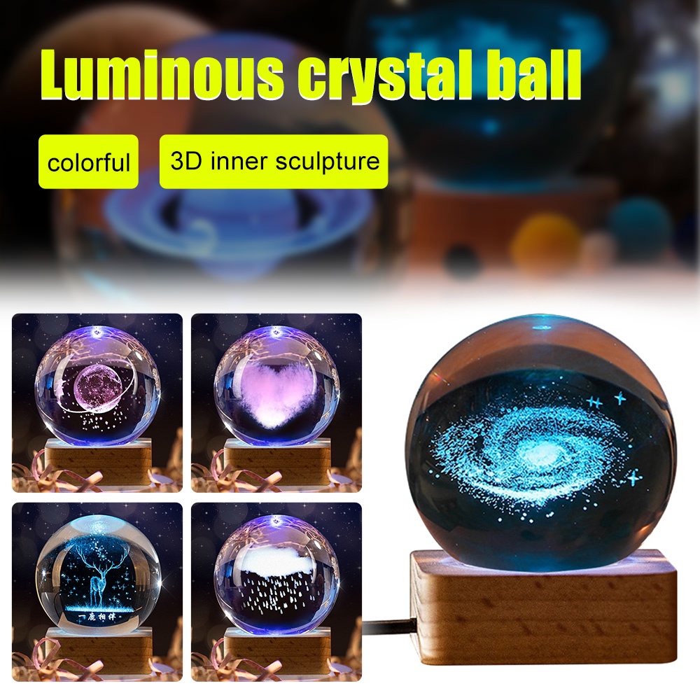 Compre 3cm bola de cristal colorido pinball decoração do tanque de